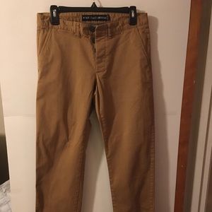 Men’s Denim Co. stretch slim khakis.
